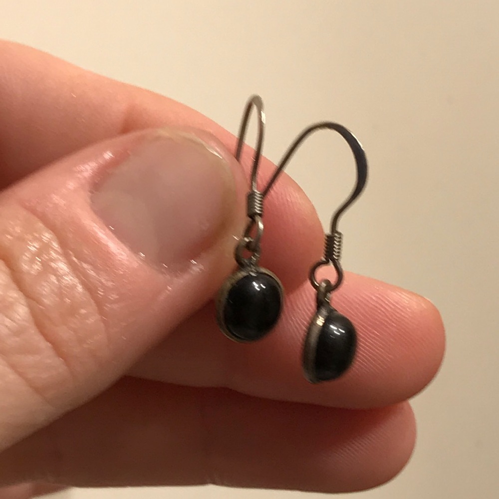 Black earrings
